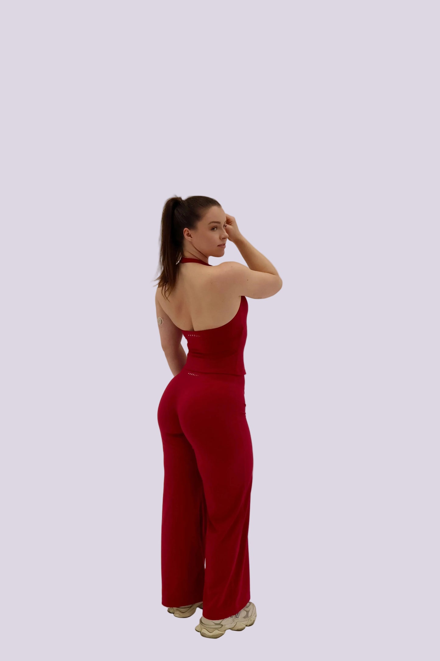 Flow Wide-Leg Pants - Raspberry