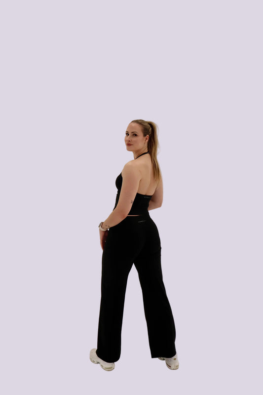 Flow Wide-Leg Pants - Midnight
