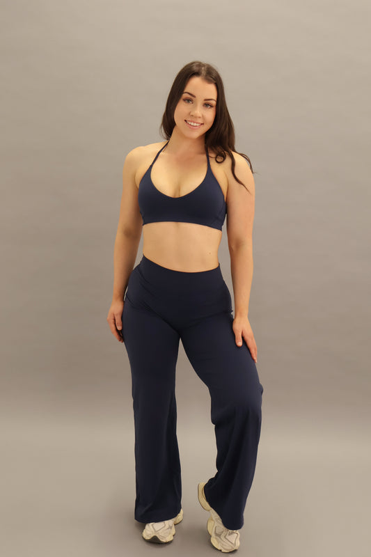 Flow Wide-Leg Pants - Navy