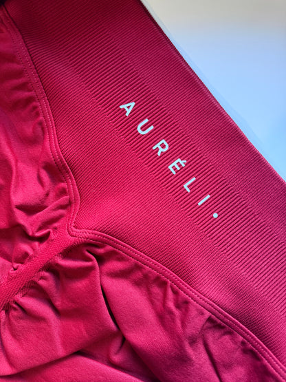 Sculpt Seamless Scrunch Shorts - Ruby