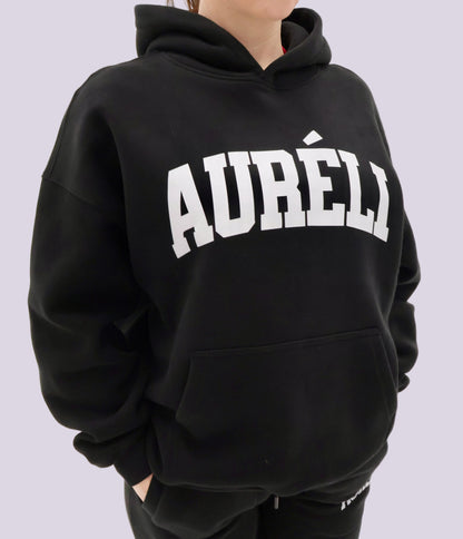 Off-Duty Hoodie - Black / White
