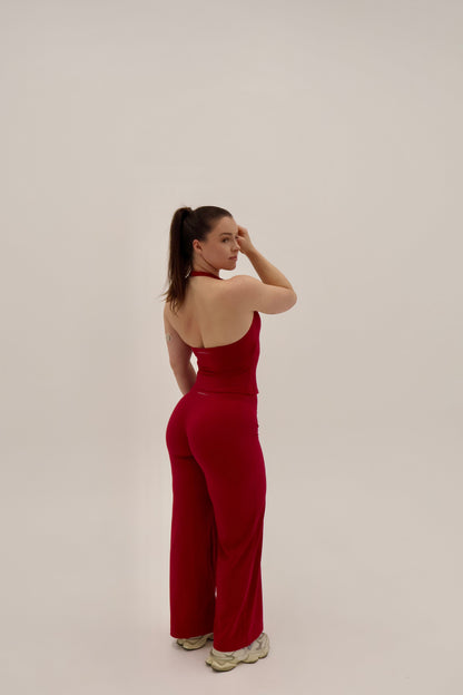 Flow Wide-Leg Pants - Raspberry