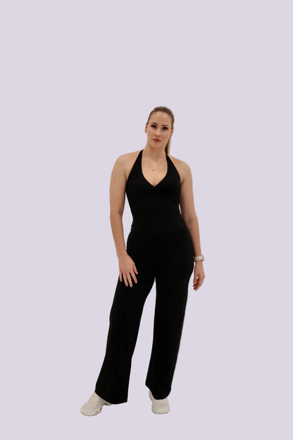 Flow Wide-Leg Pants - Midnight
