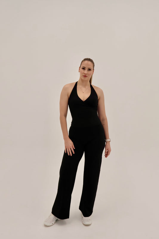 Flow Wide-Leg Pants - Midnight