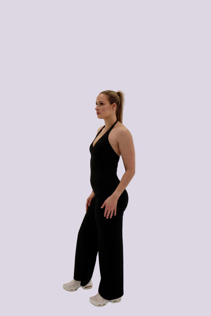 Flow Wide-Leg Pants - Midnight