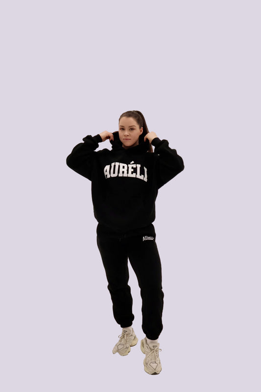 Off-Duty Hoodie - Black / White