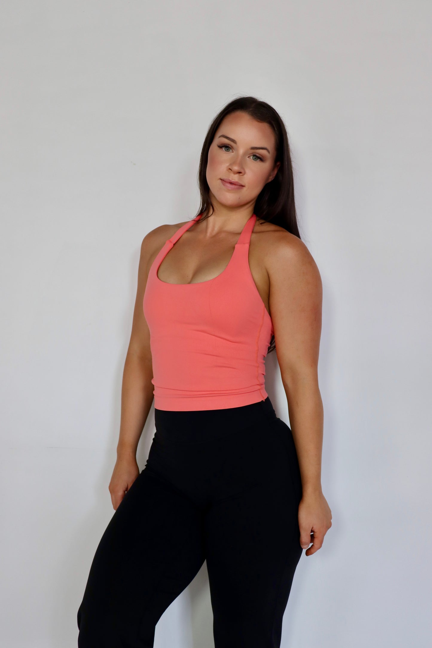 Sculpt Tank Top - Peach