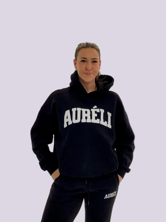 Off-Duty Hoodie - Black / White