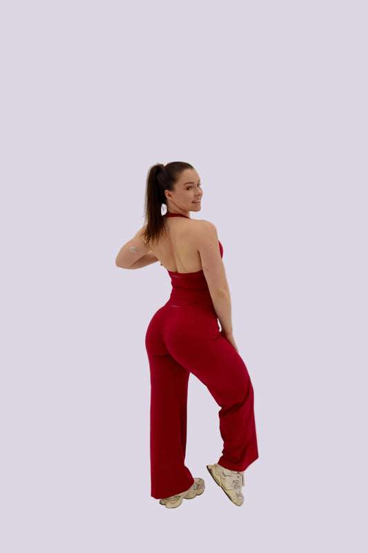 Flow Wide-Leg Pants - Raspberry