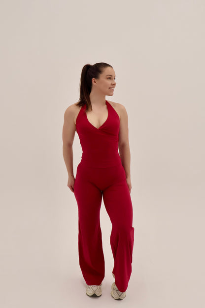 Flow Wide-Leg Pants - Raspberry