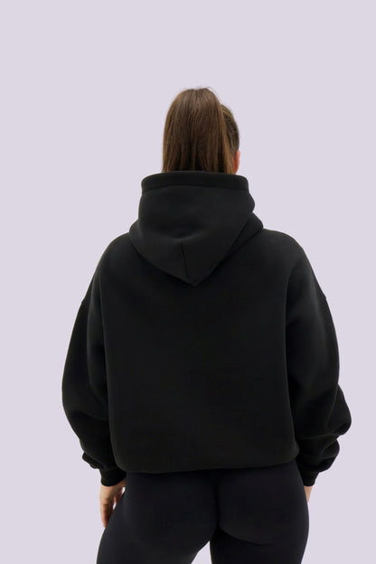 Off-Duty Hoodie - Black / White