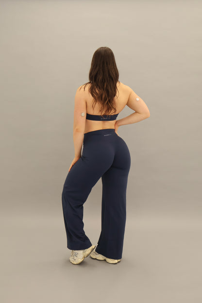 Flow Wide-Leg Pants - Navy