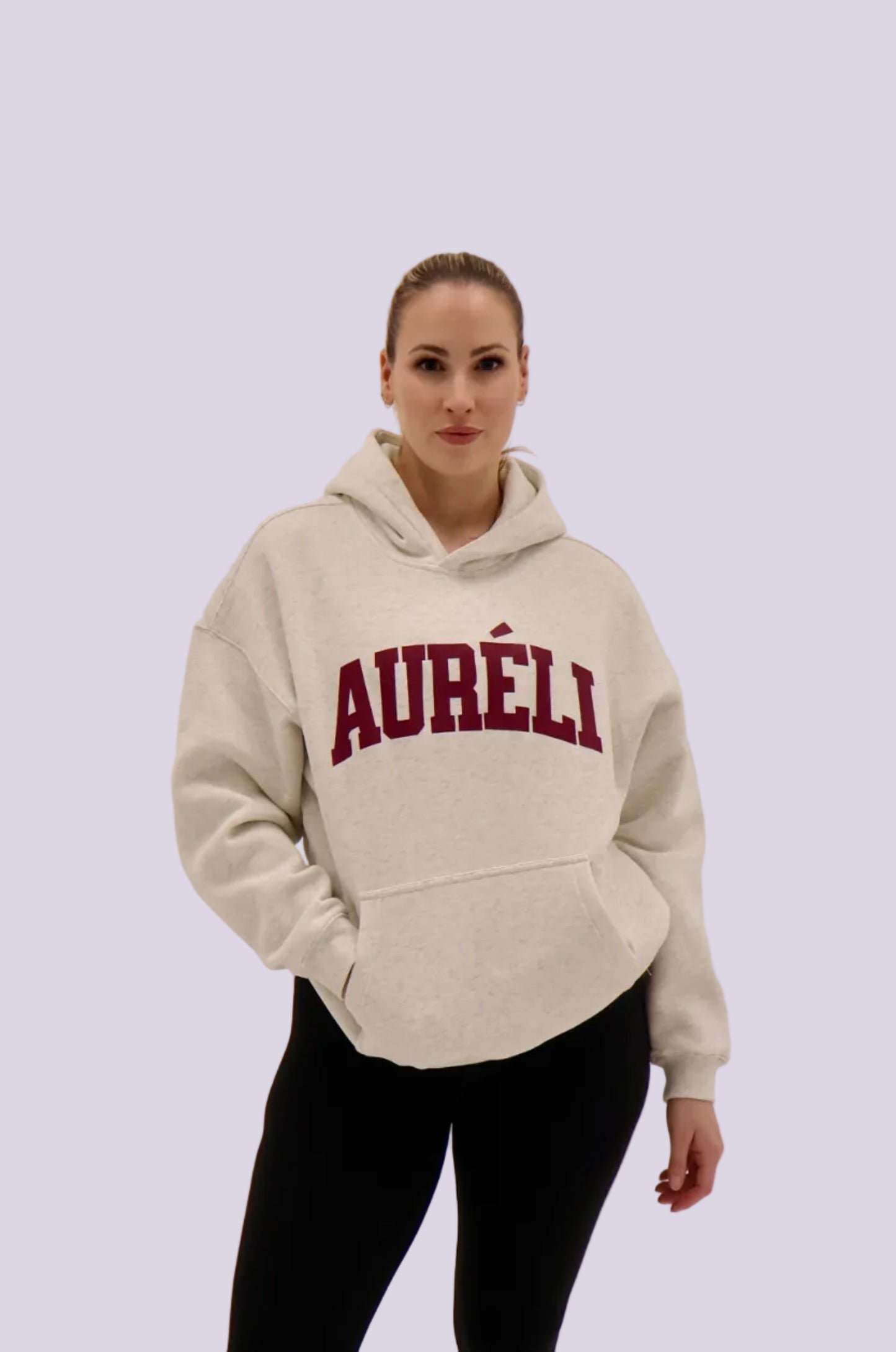 Off-Duty Hoodie - Marle / Burgundy