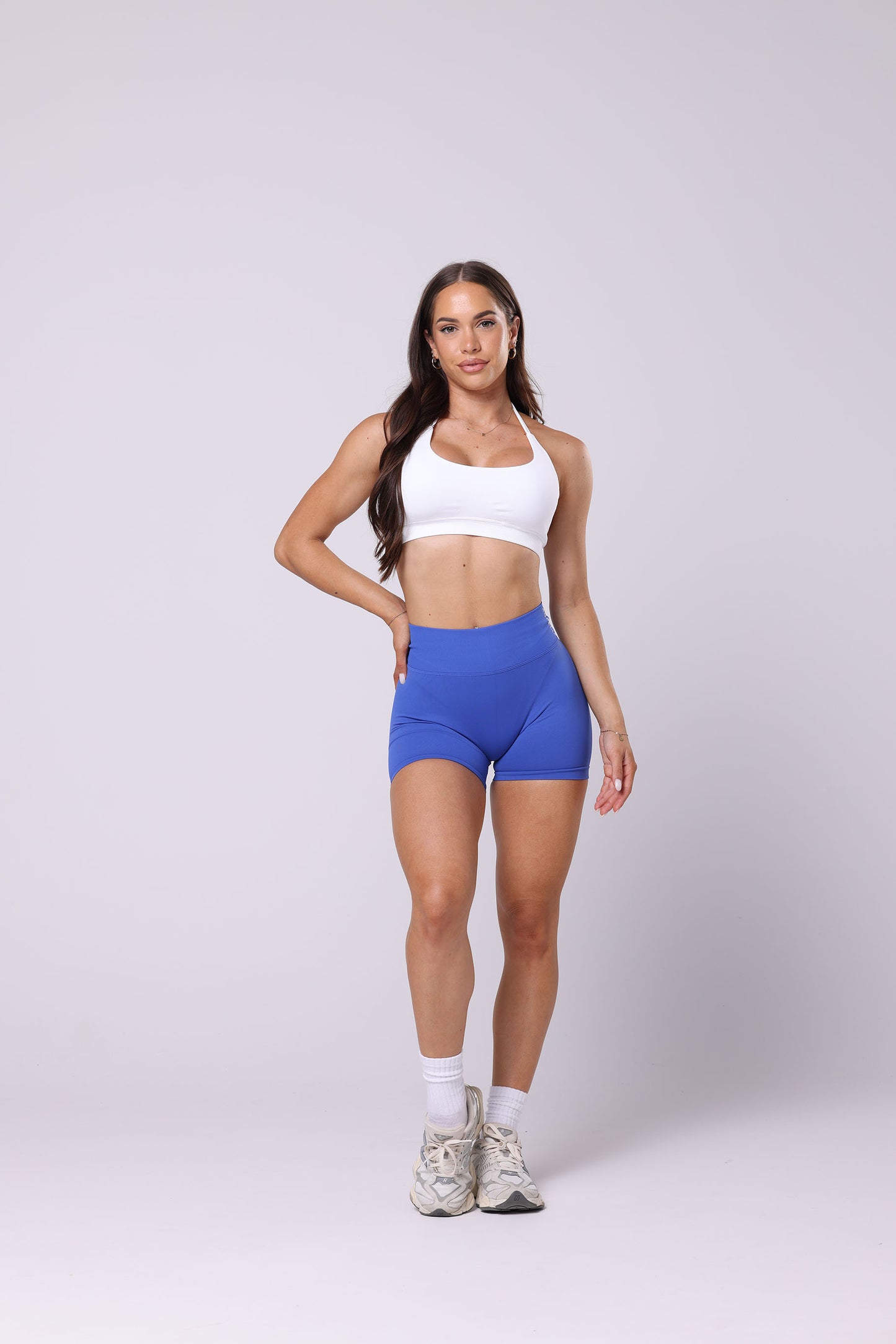 Signature Scrunch Shorts - Cobalt