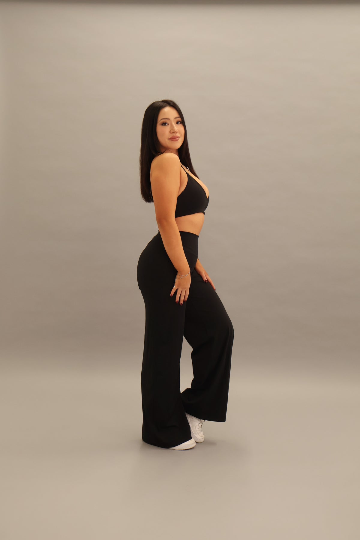 Flow Wide-Leg Pants - Midnight