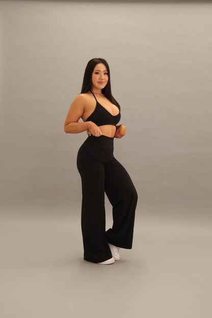 Flow Wide-Leg Pants - Midnight